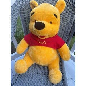 DISNEY Winnie the Pooh Bear 19 Inch Large Plush Stuffed Animal Mattel Arcotoys